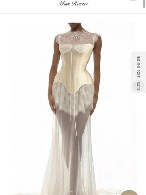 Ivory Lace Corset Gown